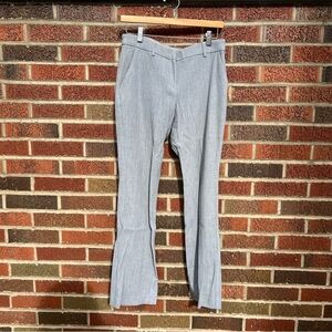 Express Light Gray Mid Rise Columnist Barely Boot Dress Pants Trousers